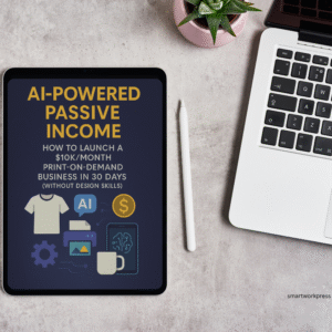 AI-Powered Passive Income: How to Launch a $10K/Month Print-on-Demand Business in 30 Days (Without Design Skills)