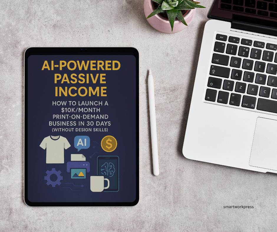 AI-Powered Passive Income: Launch a $10K/Month POD Business in 30 Days (Without Design Skills!)