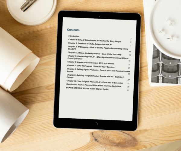 AI Side Hustles for Busy People: 7 Flexible Ways to Earn Online Without Quitting Your Job - Image 3