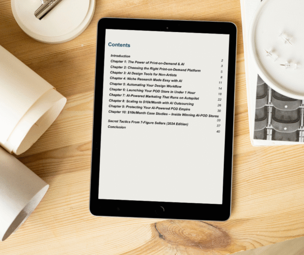 AI-Powered Passive Income: How to Launch a $10K/Month Print-on-Demand Business in 30 Days (Without Design Skills) - Image 4
